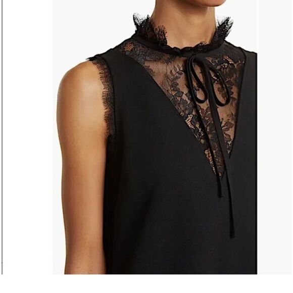 Ted Baker Chharis Lace Neck Minidress - Picture 2 of 5